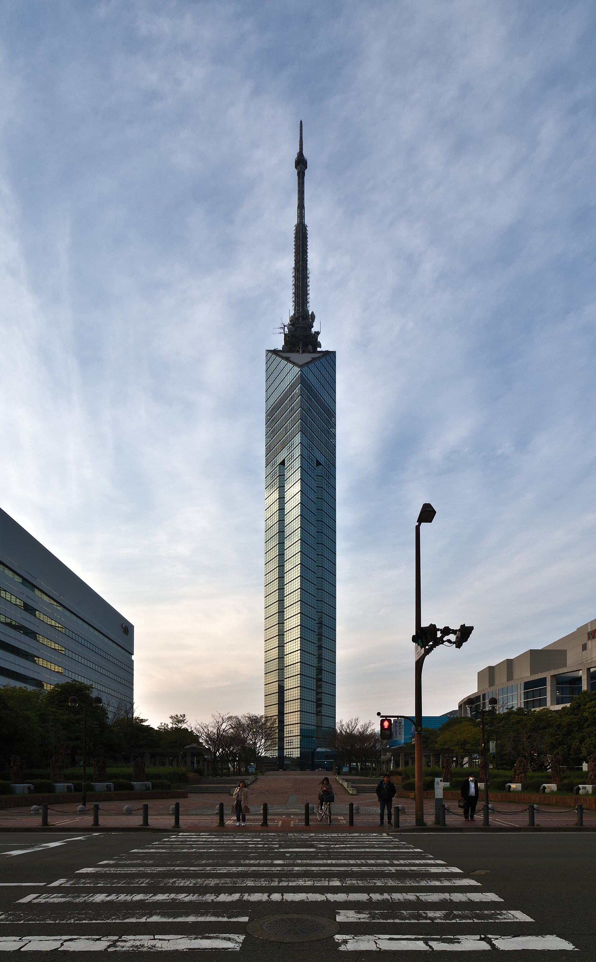 해 질 무렵의 후쿠오카 타워
